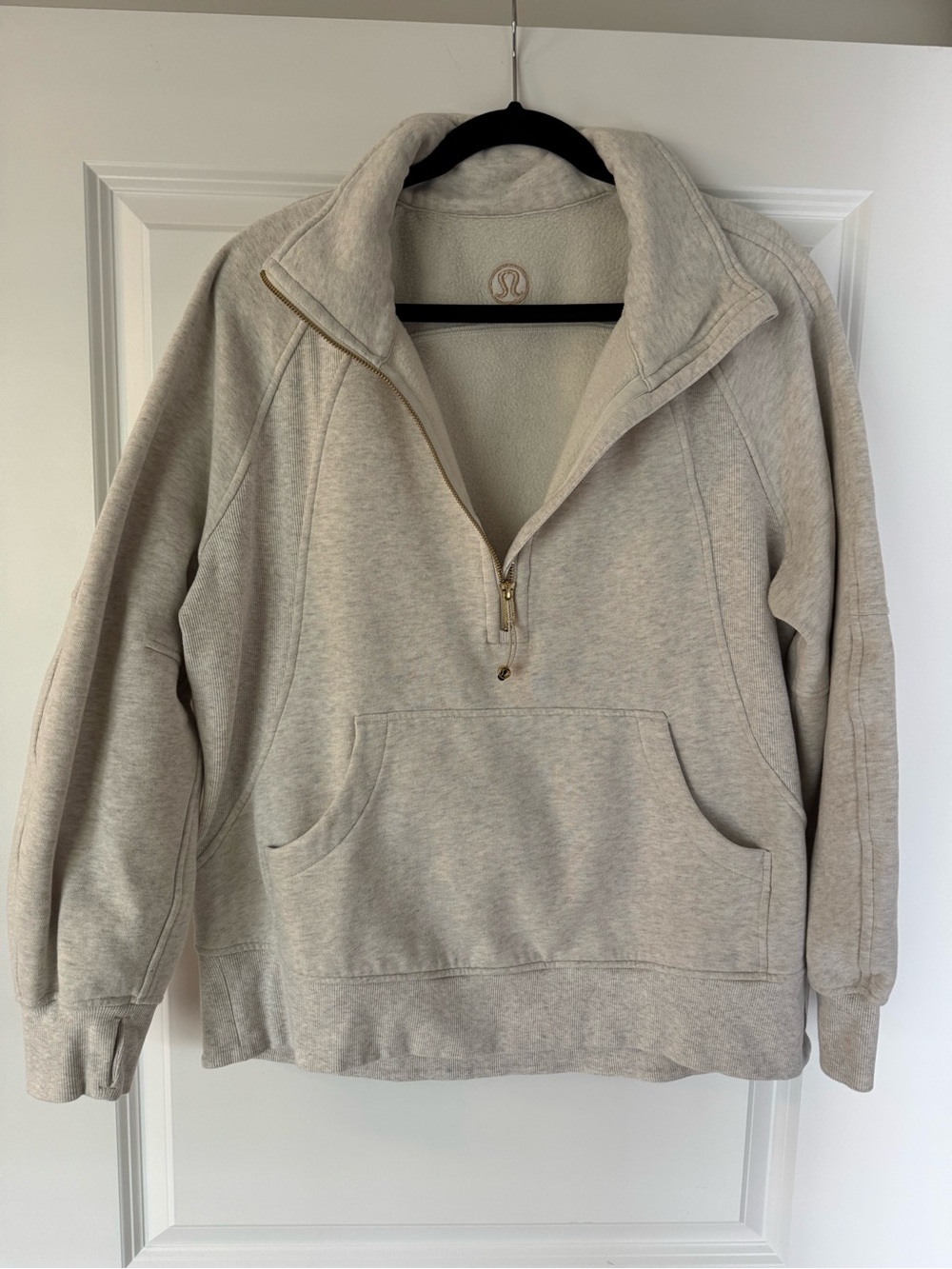 lululemon Scuba Oversized Funnel Nevk Half zip